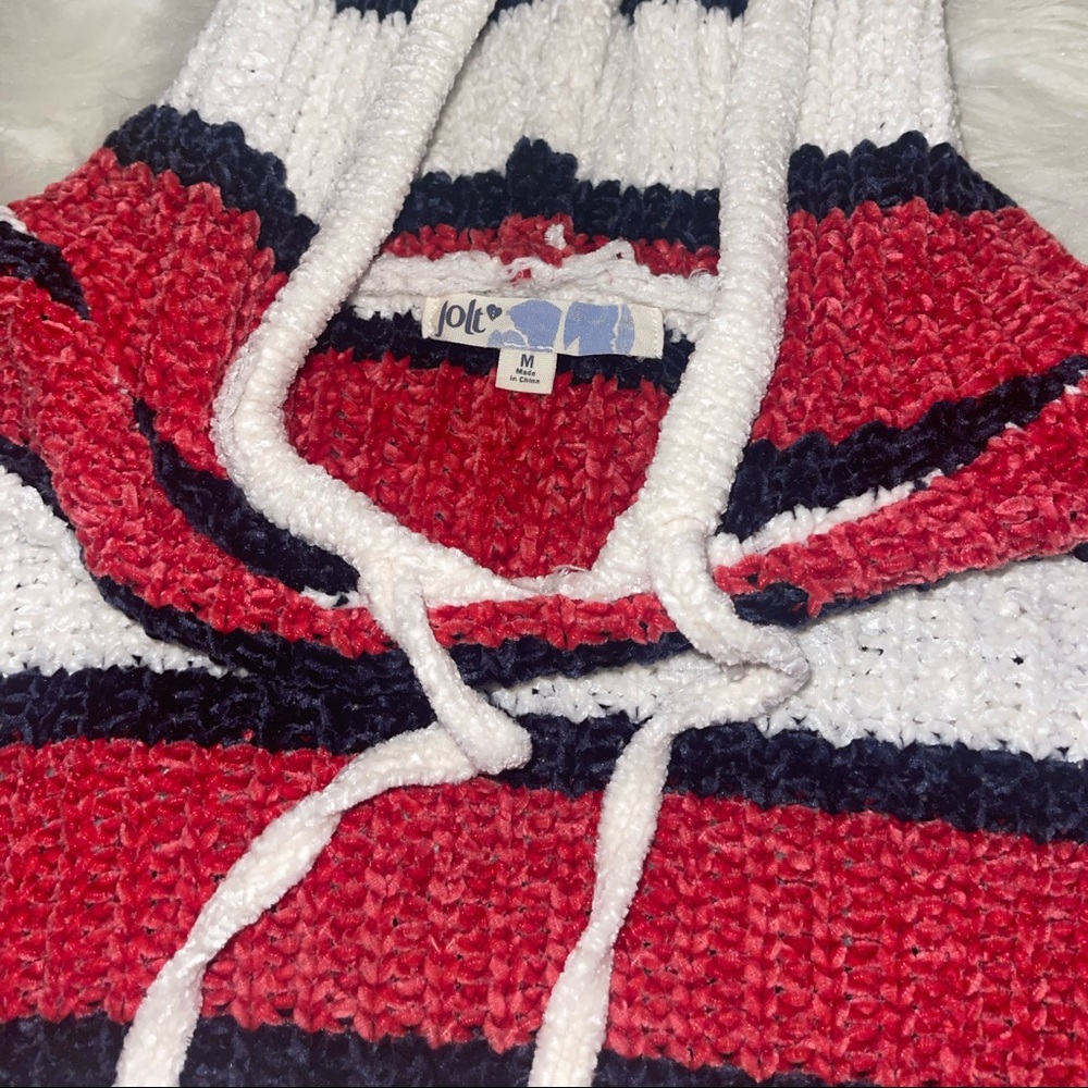 Cropped Striped Pullover - Picture 3 of 6